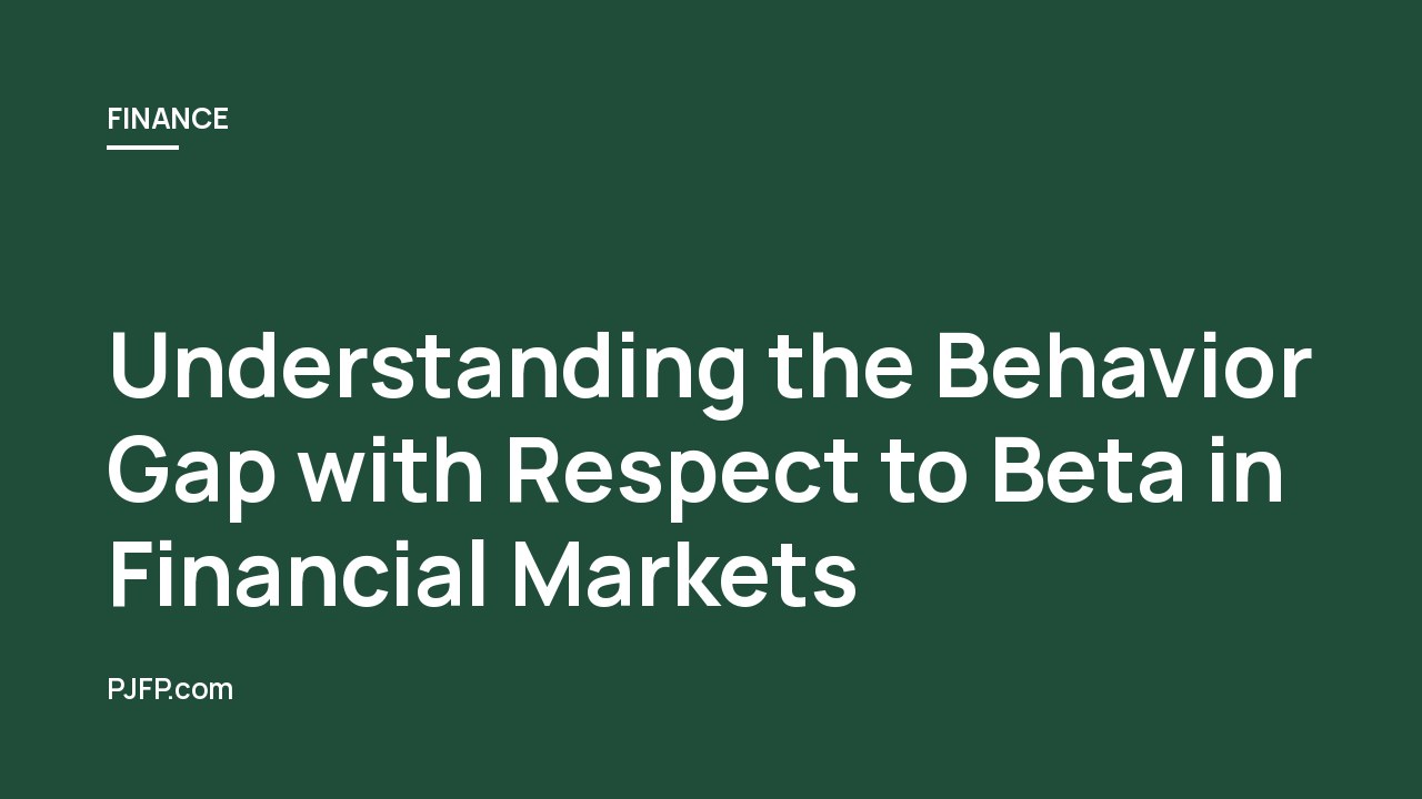 Understanding the Behavior Gap with Respect to Beta in Financial Markets