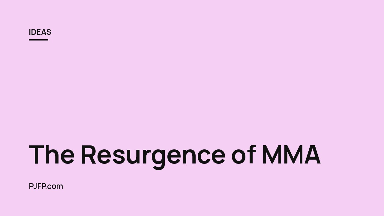The Resurgence of MMA: Zuckerberg, Musk, and the Promise of Pankration