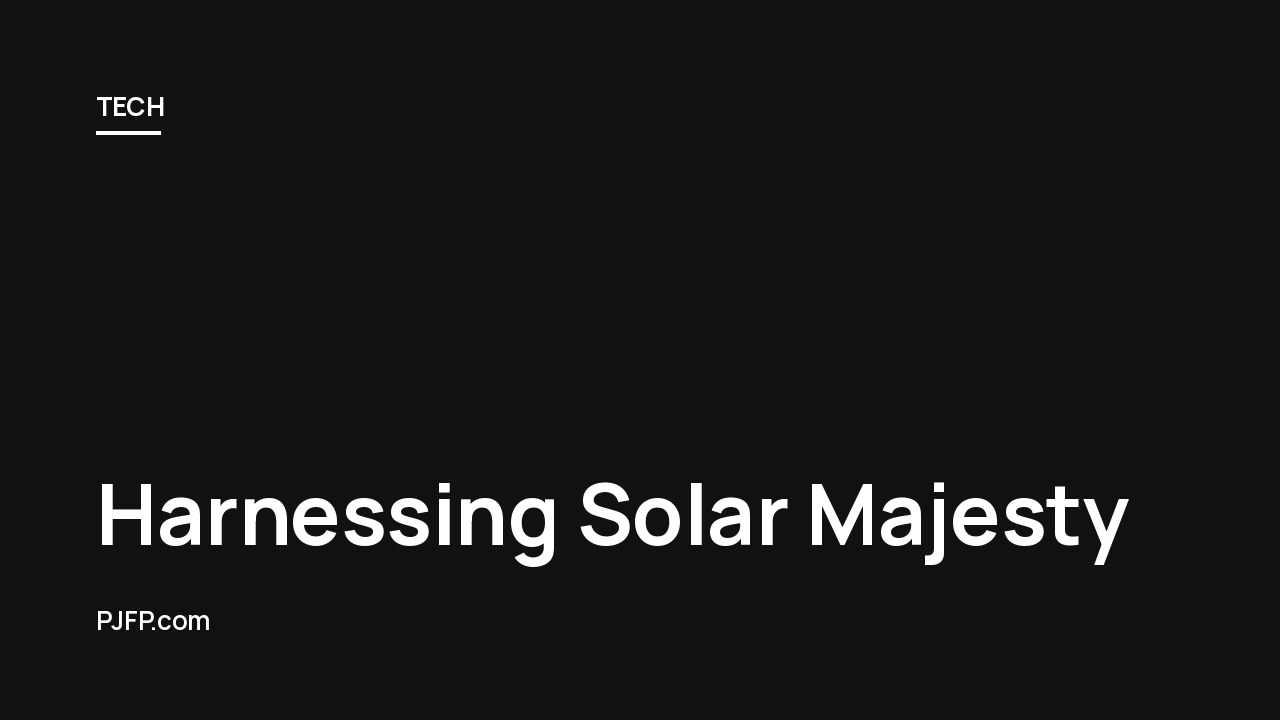 Harnessing Solar Majesty: Exploring the World’s Largest Floating Solar Array