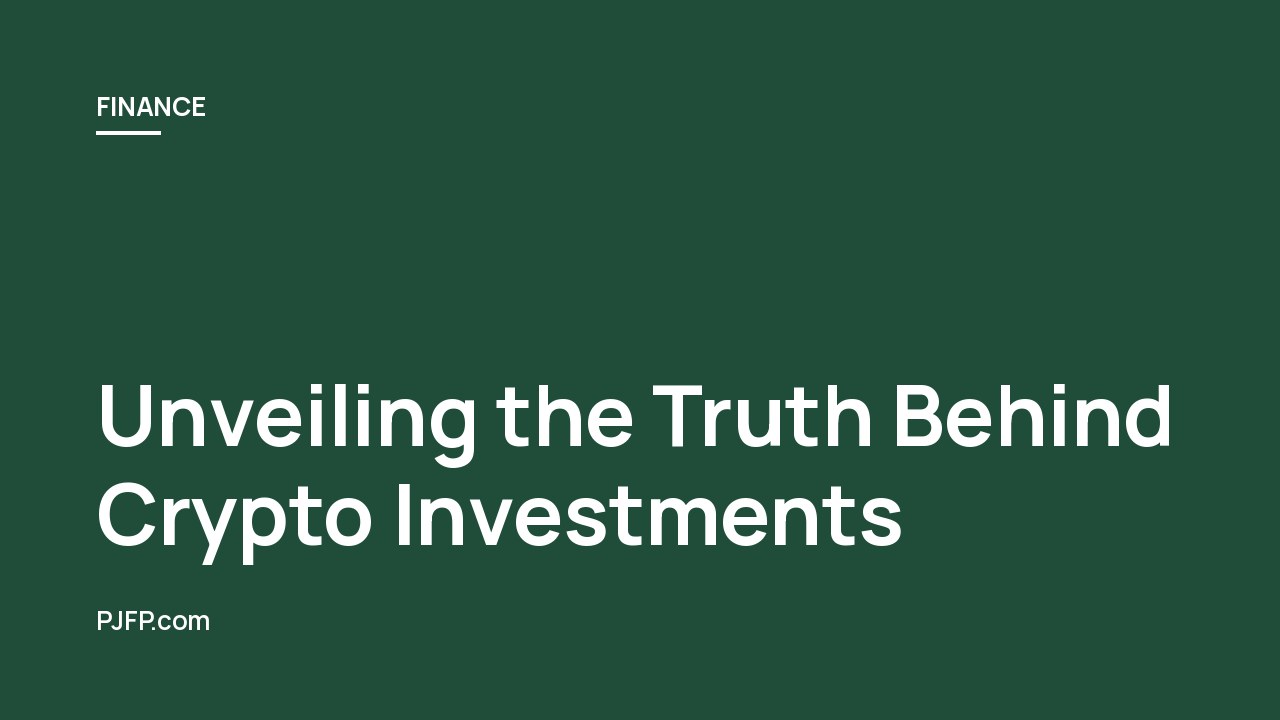 Unveiling the Truth Behind Crypto Investments: Who Really Invests and Why?