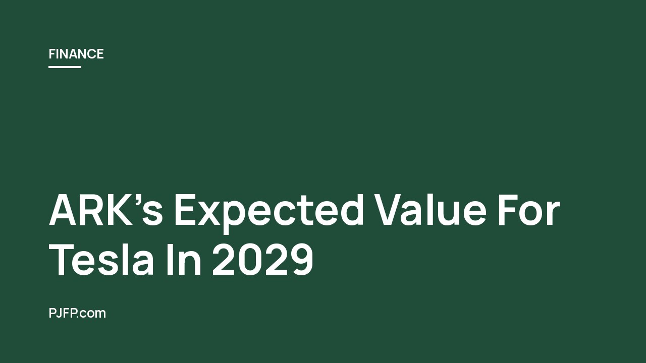 ARK’s Expected Value For Tesla In 2029: $2,600 Per Share