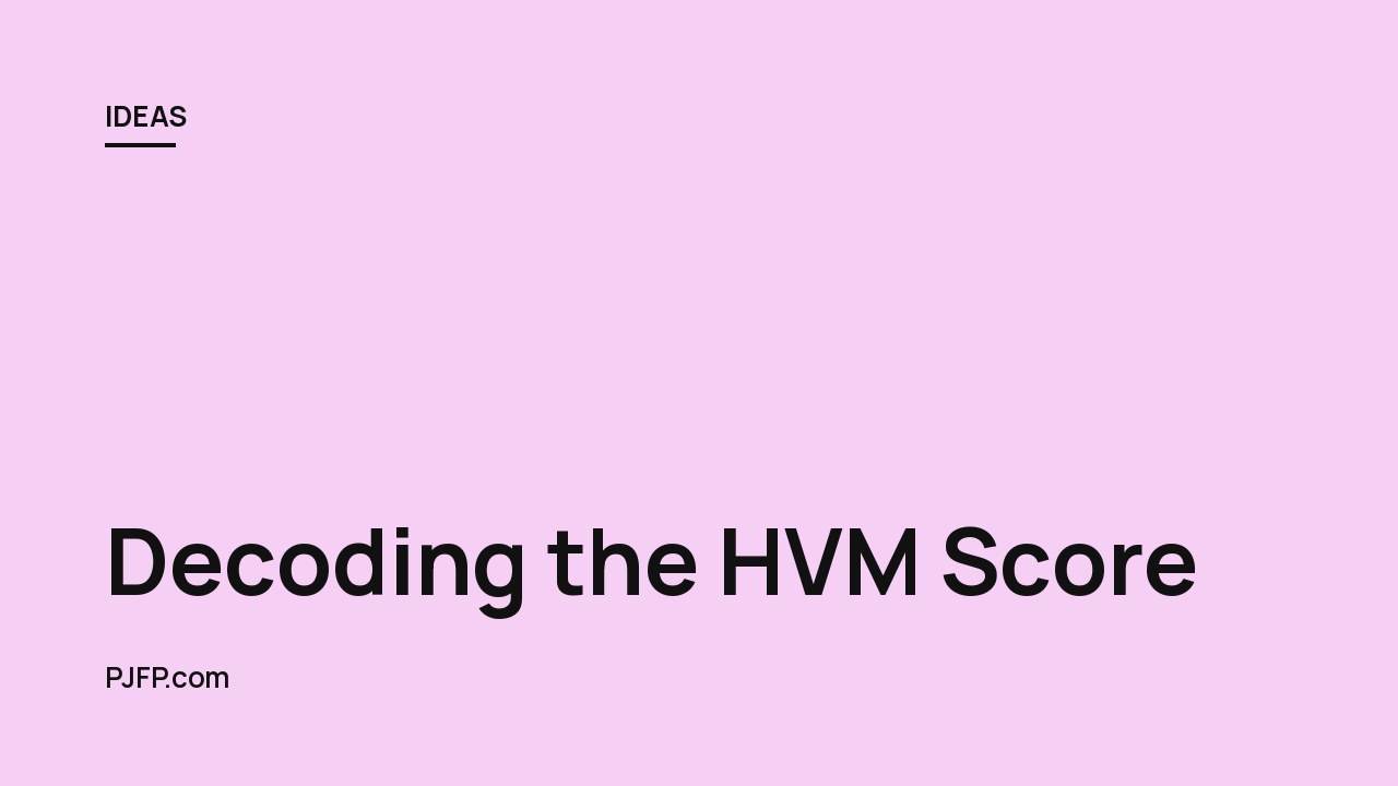 Decoding the HVM Score: Understanding the Social Currency of High-Value Men
