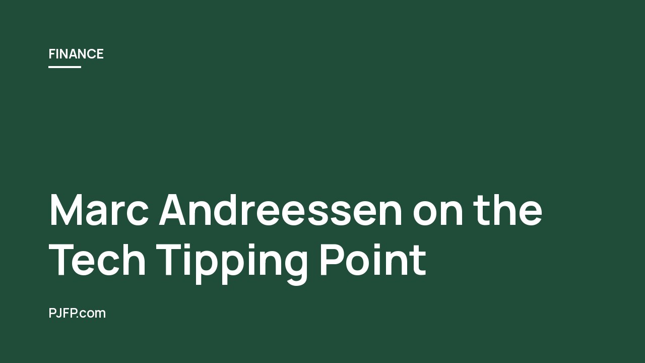 Marc Andreessen on the Tech Tipping Point: AI, Censorship, and a Surprising Trump Endorsement