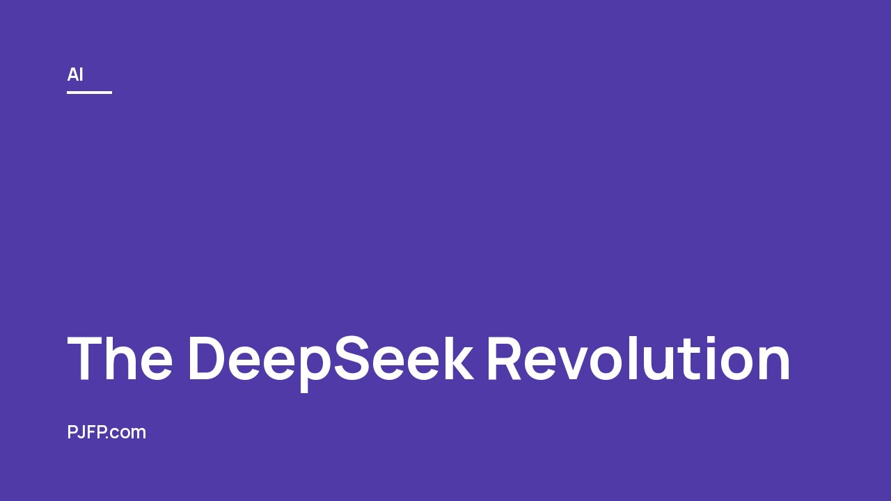The DeepSeek Revolution: Financial Markets in TurmoilA Sputnik Moment for AI and Finance