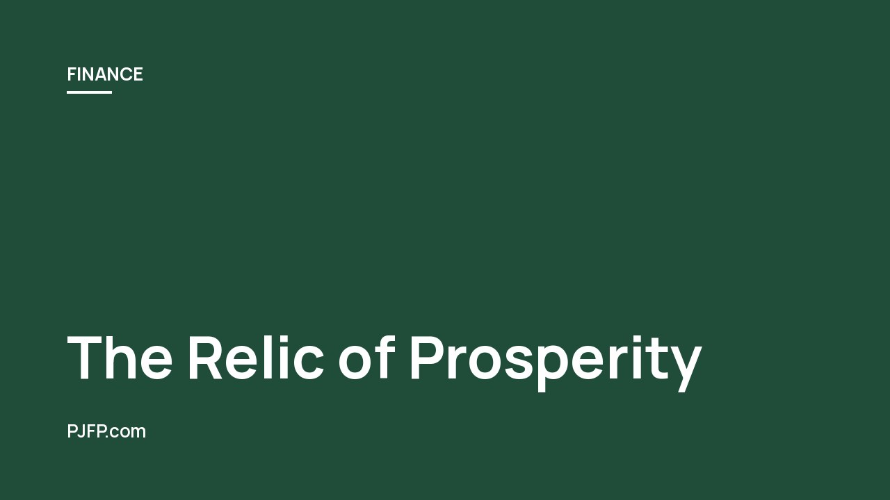 The Relic of Prosperity: Why GDP No Longer Measures Our World