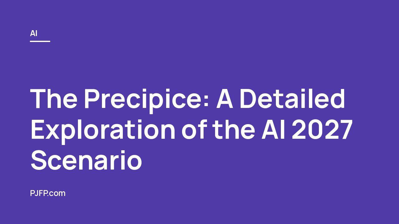 The Precipice: A Detailed Exploration of the AI 2027 Scenario