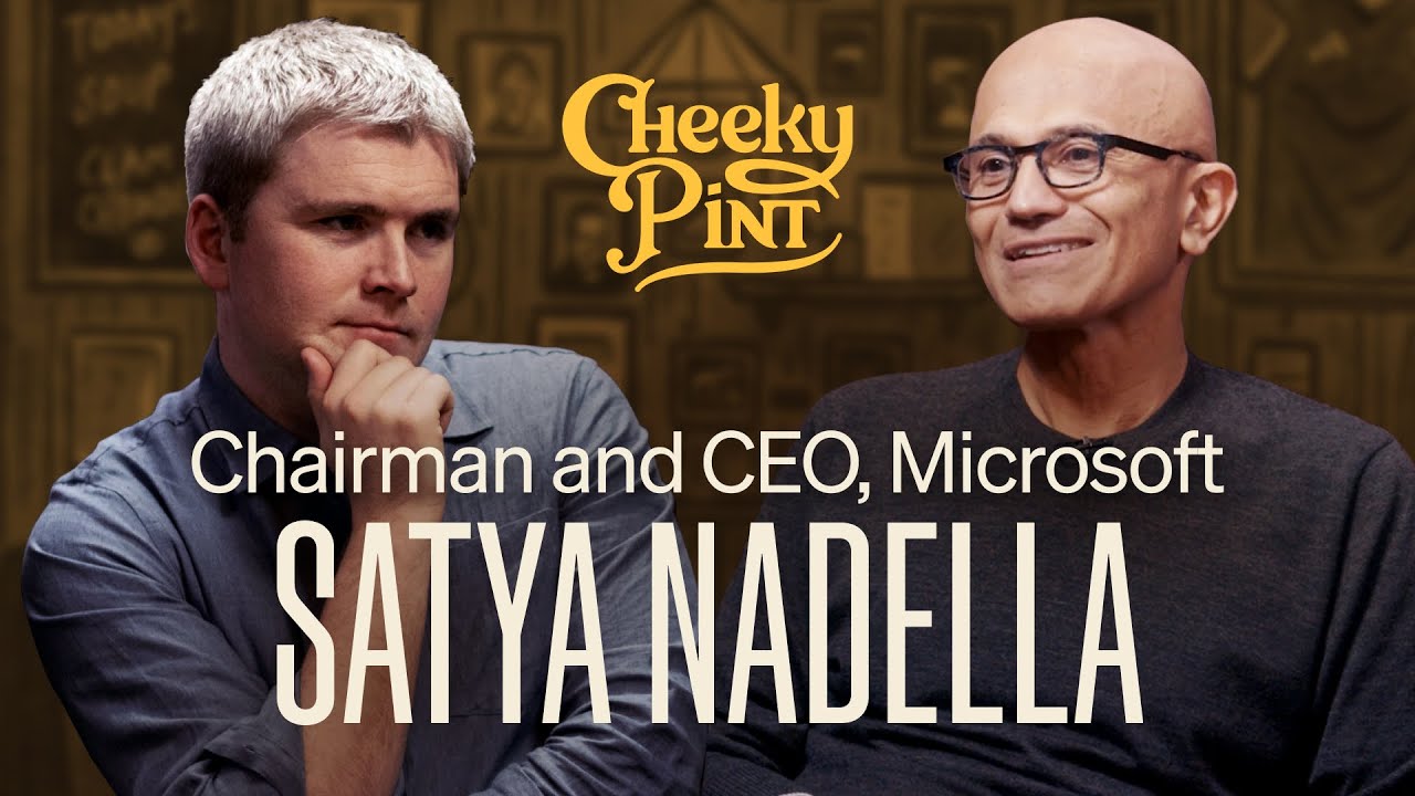 Satya Nadella on AI Adoption, Agentic Commerce, and Why This CapEx Boom Is Different From the Dot-Com Bubble (Cheeky Pint Interview Nov 2025)