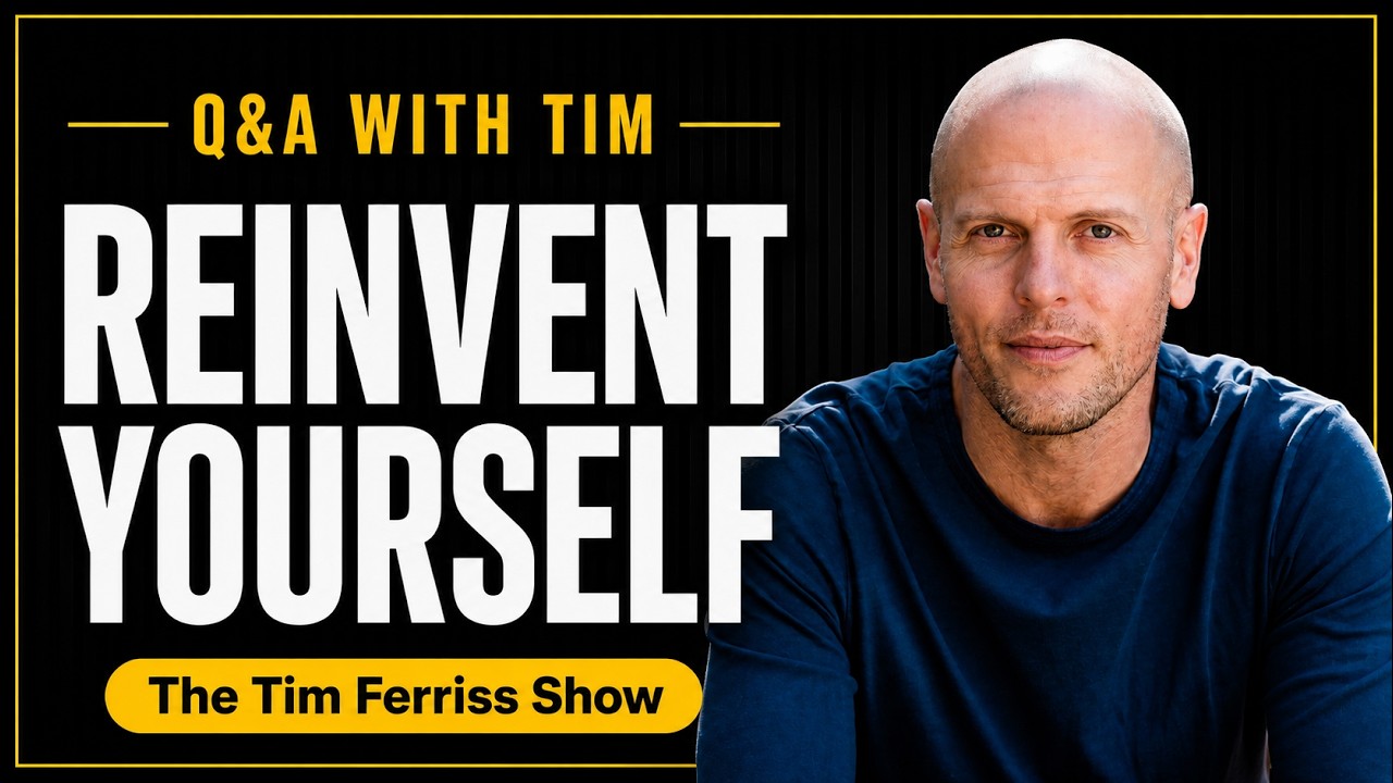 Tim Ferriss Q&A on Male Friendship, Reinvention in the Age of AI, Mini Retirements, One-Day TMS, and the One Habit He Would Keep for Cognitive Health