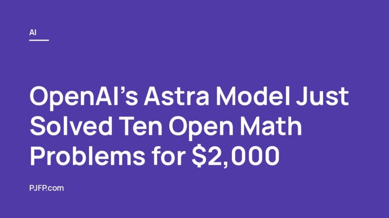 OpenAI’s Astra Model Just Solved Ten Open Math Problems for $2,000: Sphere Packing, Connes’s Rigidity Conjecture, Non-Sofic Groups and Seven More