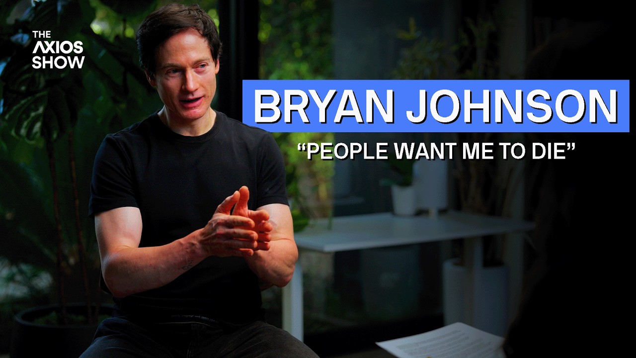 Bryan Johnson on The Axios Show: Why He Calls Himself a Performance Artist