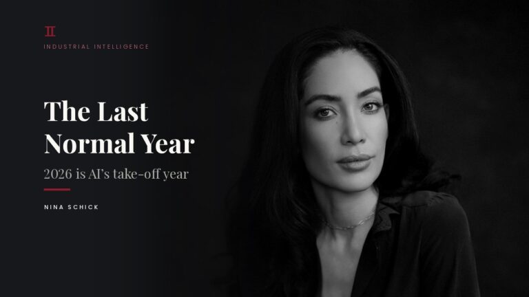 Nina Schick: Why 2025 Was the Last Normal Year Before AI Takeoff