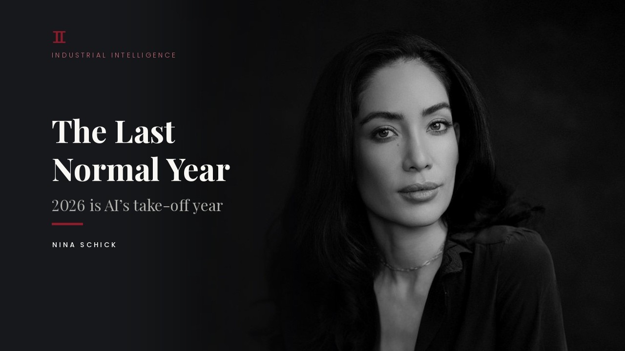Nina Schick: Why 2025 Was the Last Normal Year Before AI Takeoff