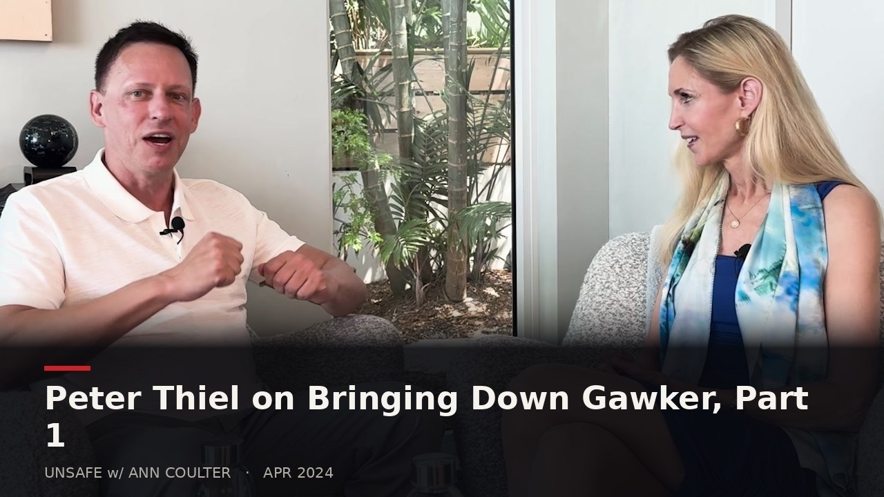 Peter Thiel on Gawker’s Takedown and the Slow Funeral of Liberalism
