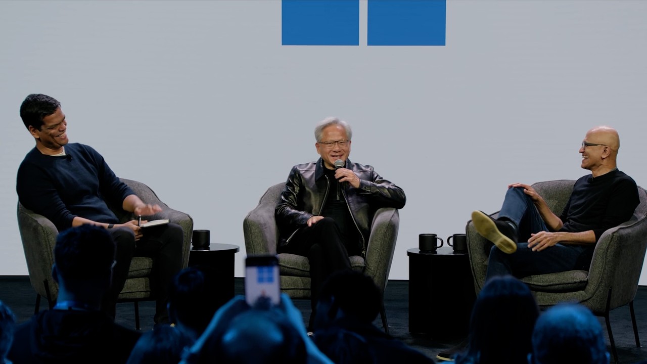 Satya Nadella and Jensen Huang: Hybrid Intelligence and the Agent PC